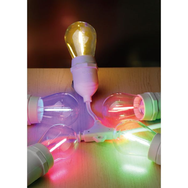 FESTOON 10 Light LED Kit White & Multi Colour