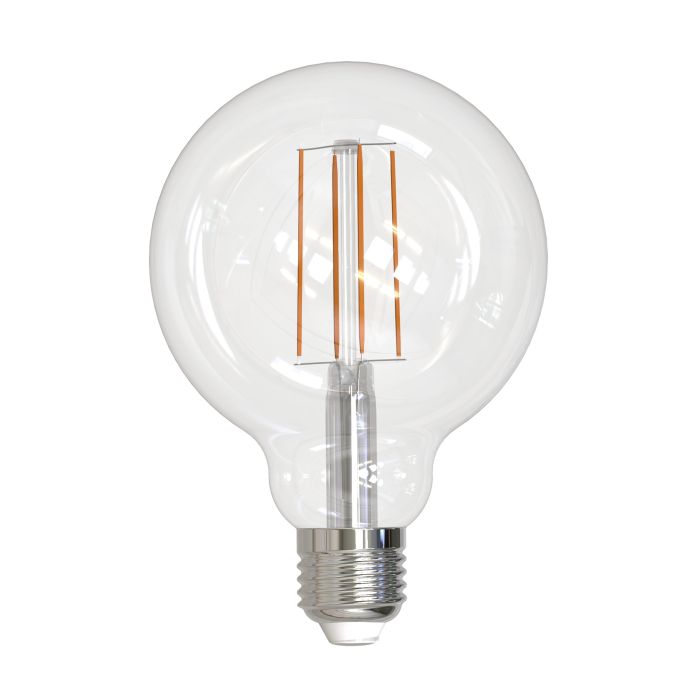 5W Warm White LED G95 Globe Clear Bulbs
