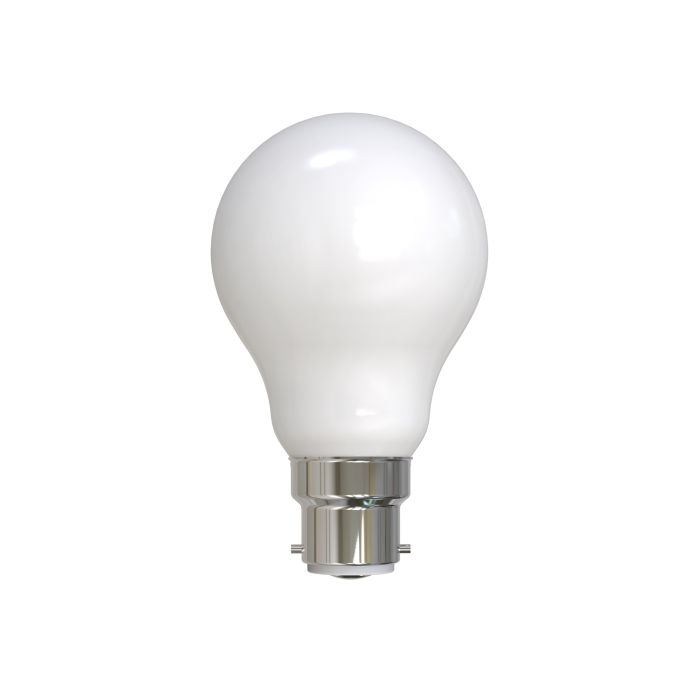 5W B22 LED A60 White Globe Frosted