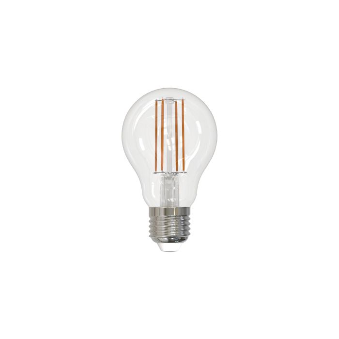 5W E27 LED A60 White Globe Clear
