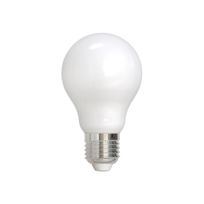 7W E27 White LED A60 Globe Frosted