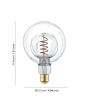 4W E27 LED G125 Globe