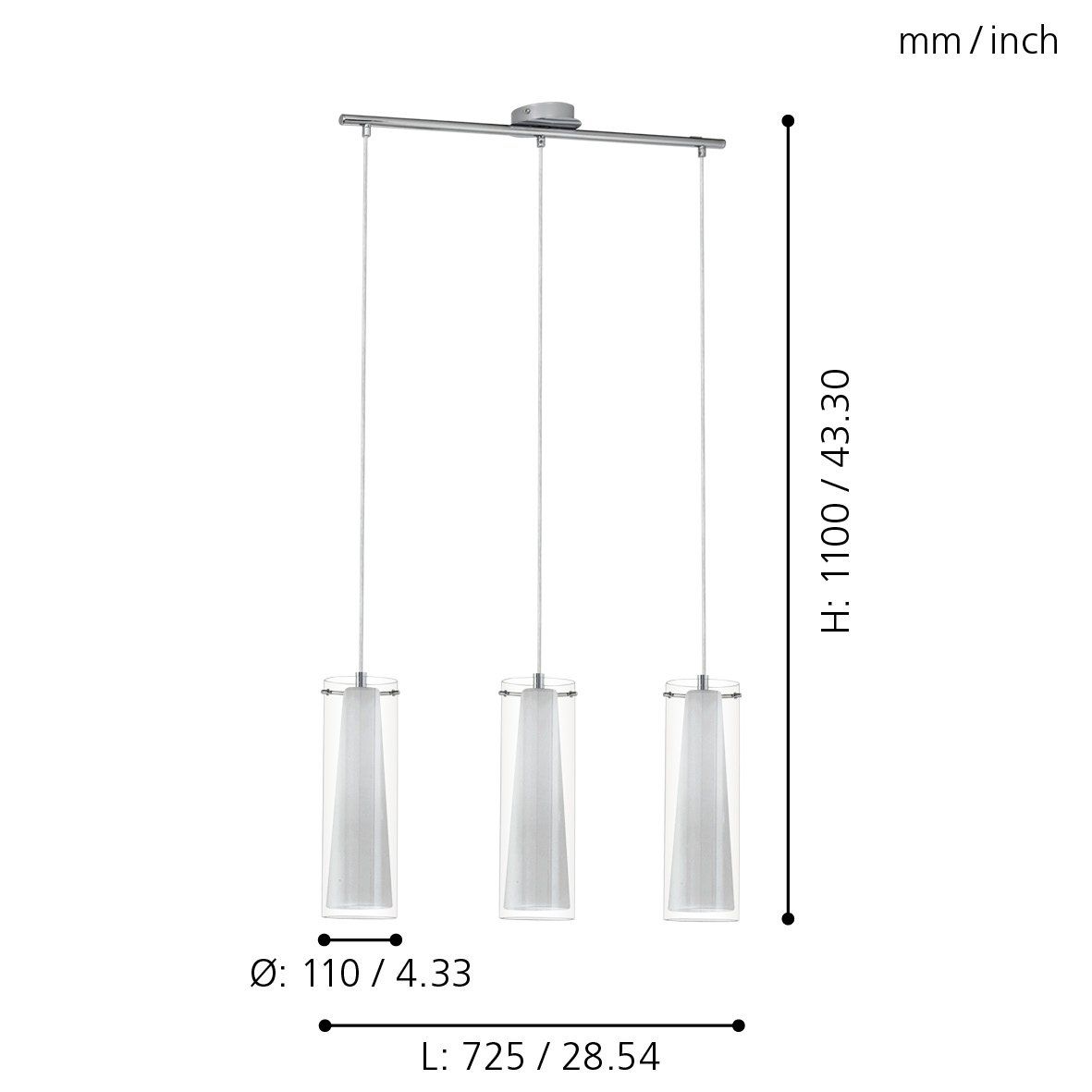 PINTO GOLD pendant light