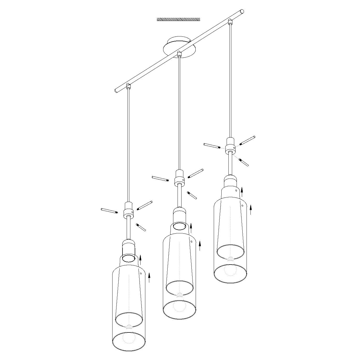 PINTO GOLD pendant light
