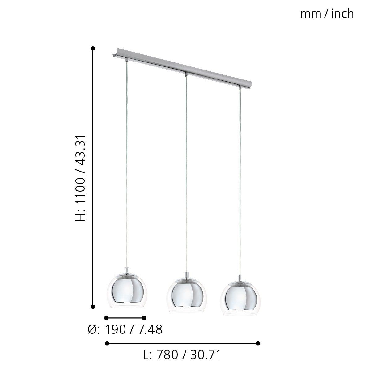 ROCAMAR pendant light