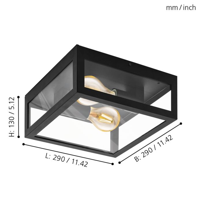 ALAMONTE 1 wall/ceiling light