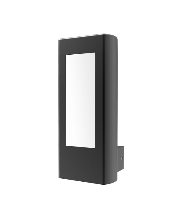 AMUN Exterior Black LED Surface Mounted Wall Light