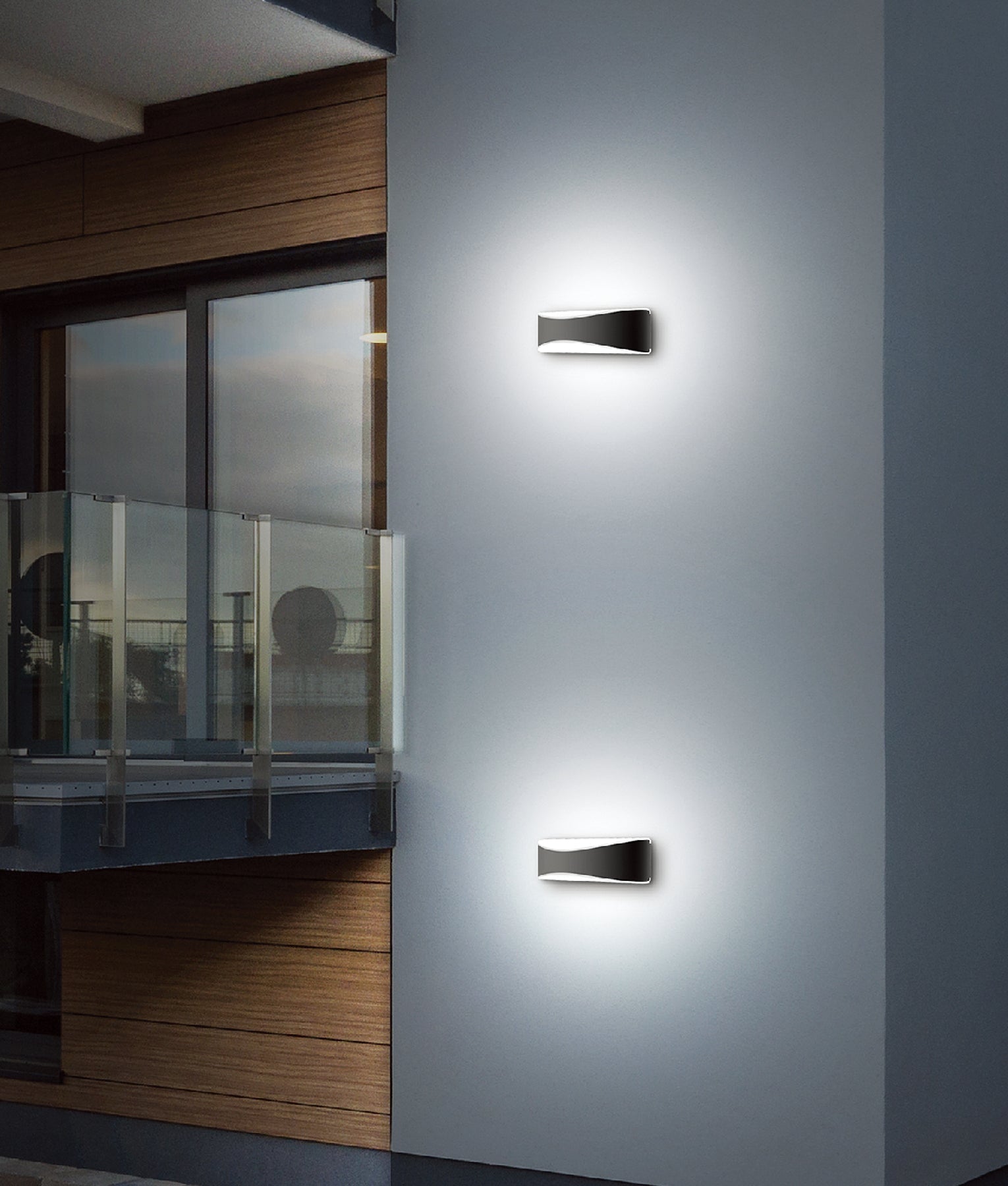 APIS LED Exterior Surface Mounted Wall Lights 