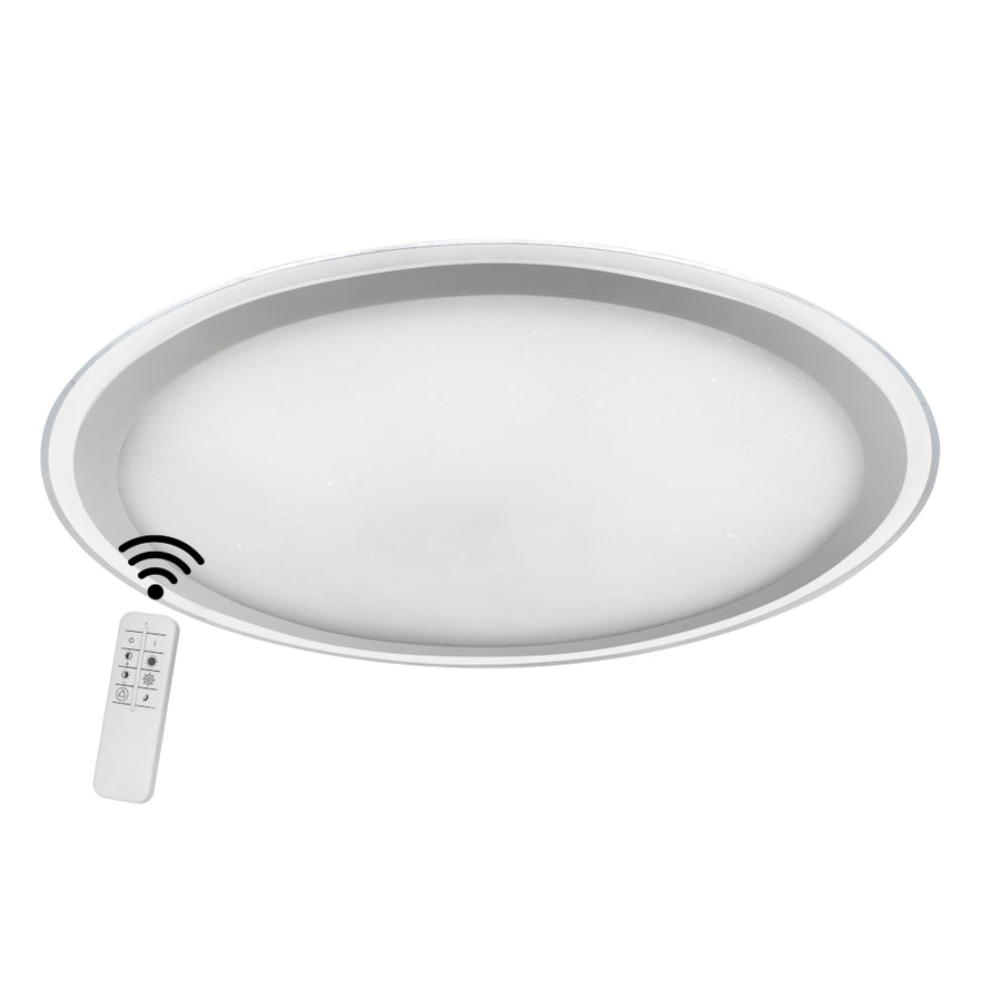 ASTRID 80XL 80W LED OYSTER DIM SILVER