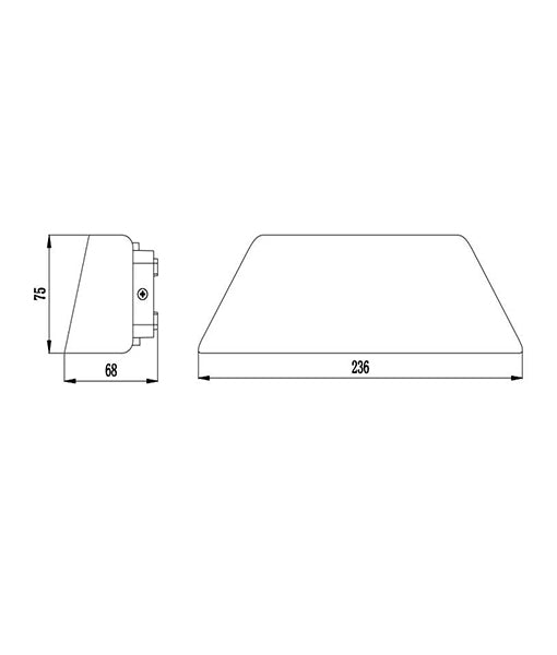 ATEN Exterior LED surface mounted up/down lights