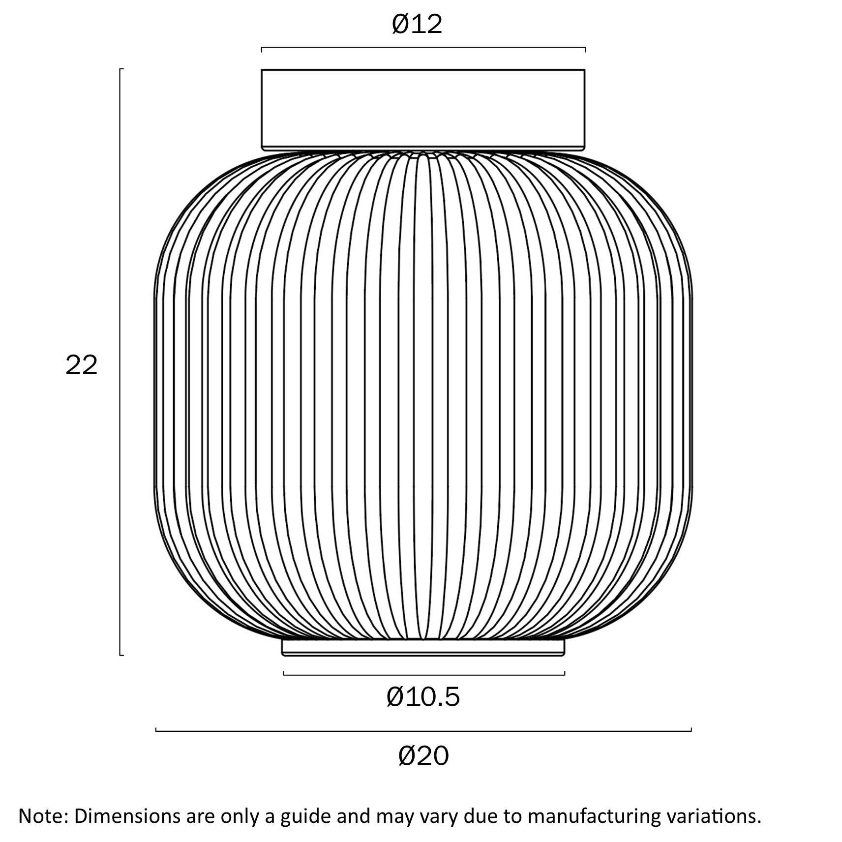 BOBO 20CM BATTEN FIX