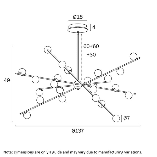 CAPTIVA 24 LIGHT PENDANT