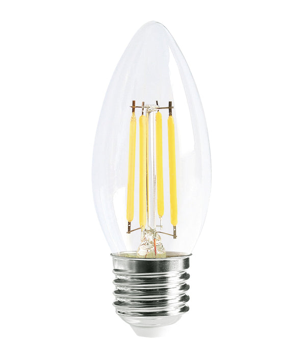 Candle LED Filament Dimmable Globes Clear Diffuser (4W)