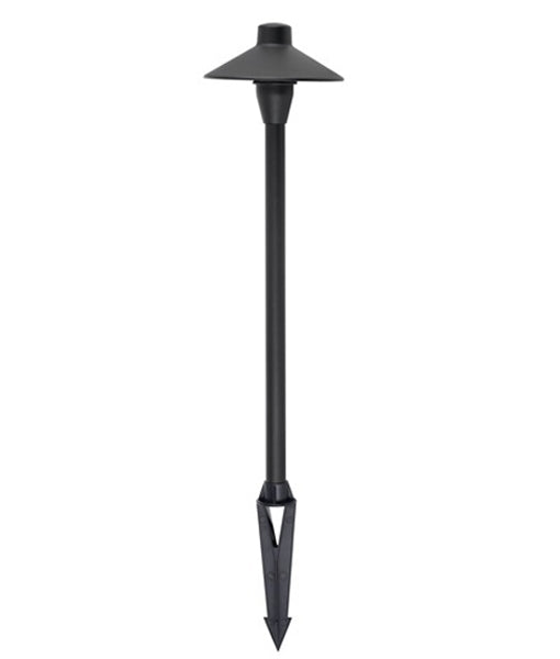 COOLIE: Exterior Coolie Rustic Brass / Matte Black Spike Lights IP54 Exterior spike light