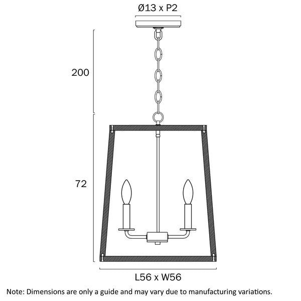 DALTON 6 LIGHT PENDANT