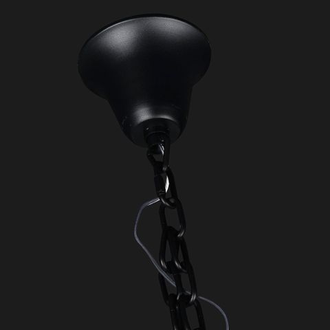 Chanel-L-BK Spiral Chandelier