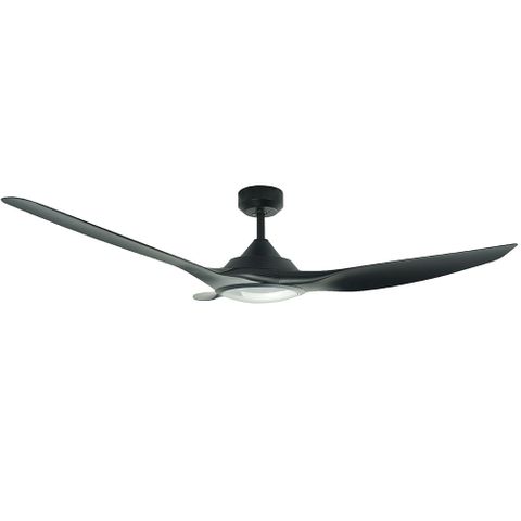 Raven 64 DC Ceiling Fan - Black