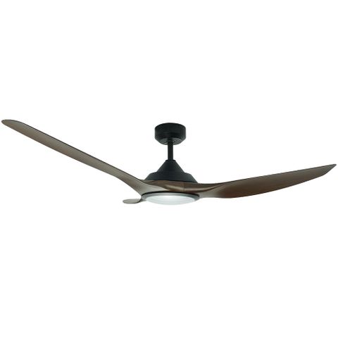 Raven 64 DC Ceiling Fan - Walnut