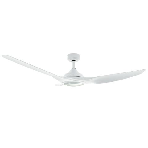 Raven 64 DC Ceiling Fan - White
