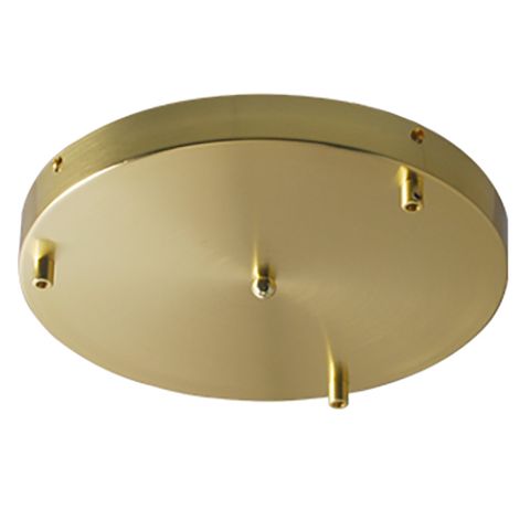 3 Light Round Plate - Gold (300mm Diameter)