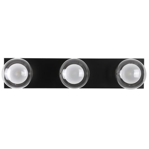 Hilton Hollywood Wall Light - 3 Light-BK