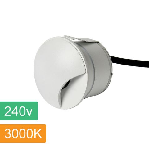 Kroll 1-240v-WH-3K Exterior Wall Light