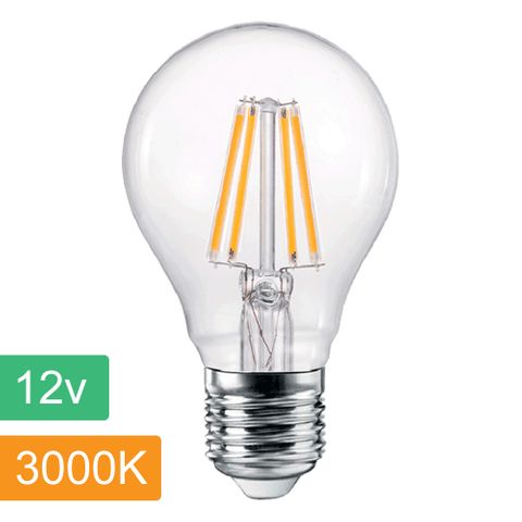 A60 12v 4w LED Filament Lamp - E27