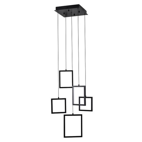 Dahli 13 Light Pendant - Black-3K