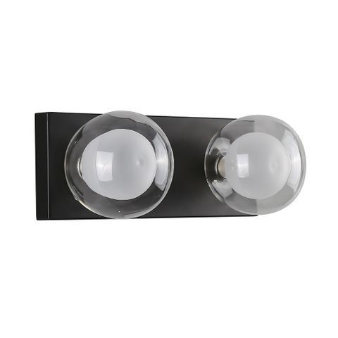 Hilton Hollywood Wall Light - 2 Light-BK