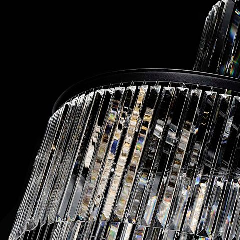 Chanel-L-BK Spiral Chandelier