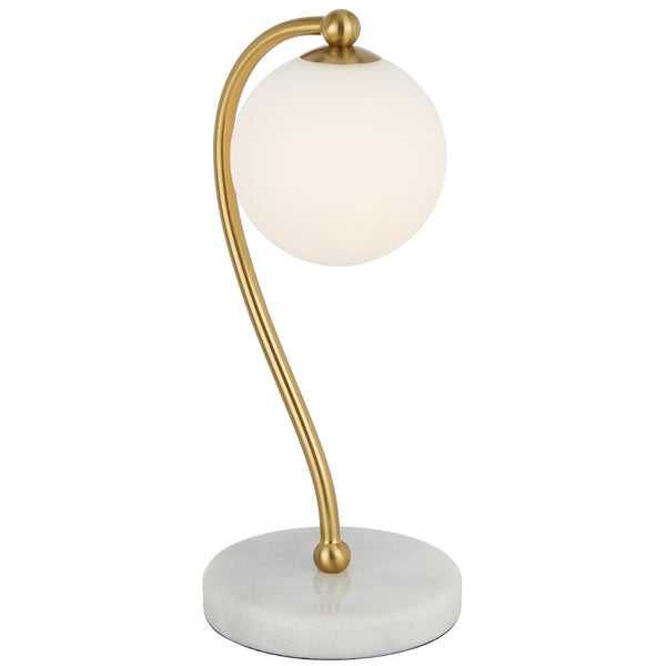 FELTON TABLE LAMP WHITE MARBLE