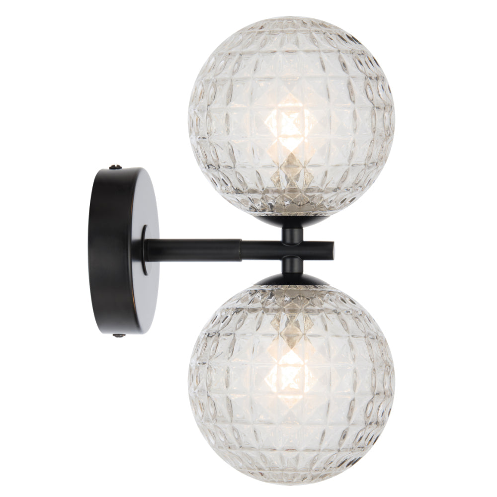 FELTON 2 LIGHT WALL LIGHT ANTIQUE GOLD