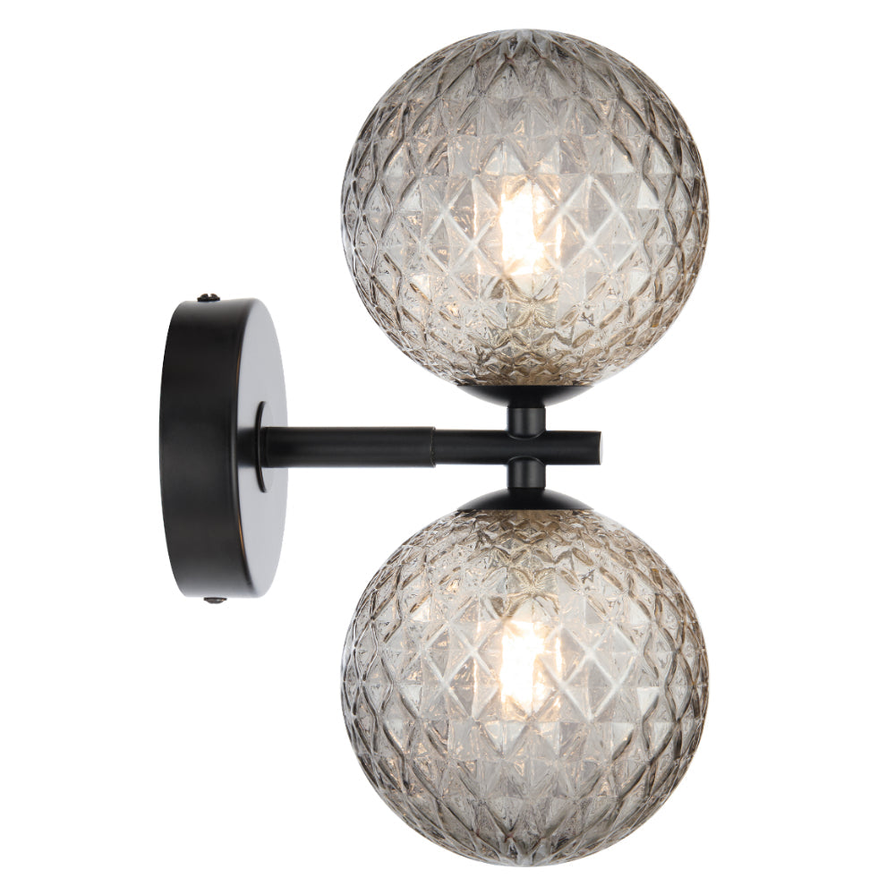 FELTON 2 LIGHT WALL LIGHT ANTIQUE GOLD