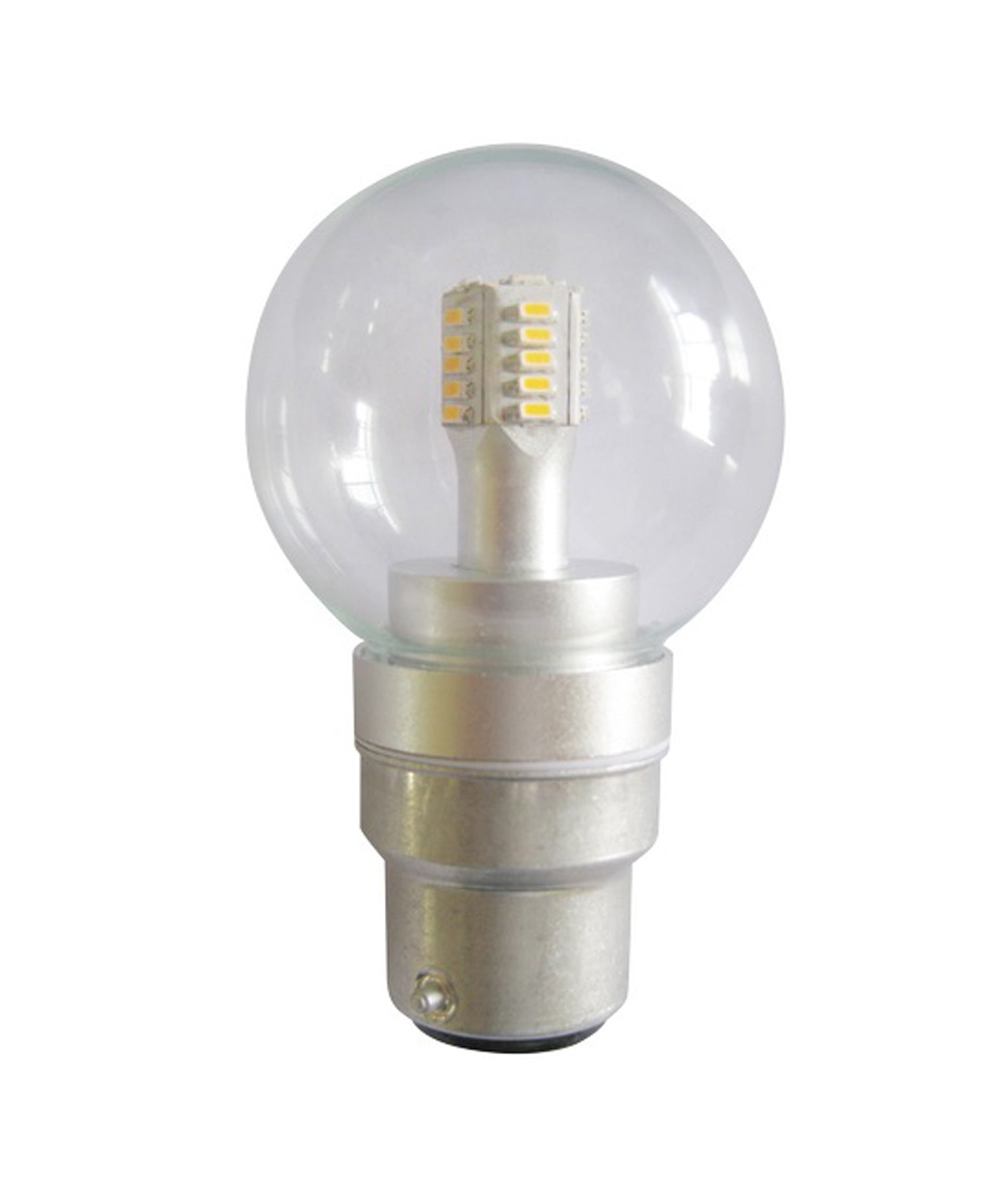 Fancy Round LED Globes Clear / Frosted Diffuser