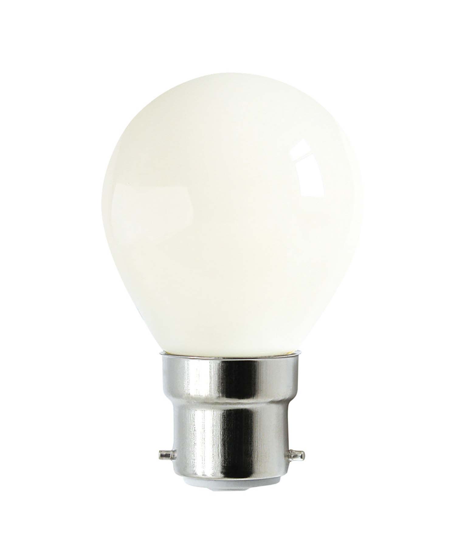 Fancy Round LED Filament Dimmable Frosted Globes