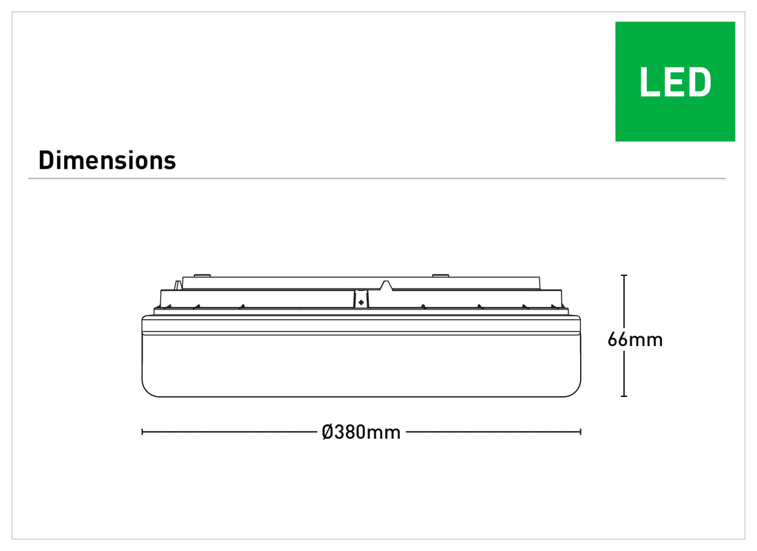Franklin II 24W LED Ceiling Light With Adjustable CCT