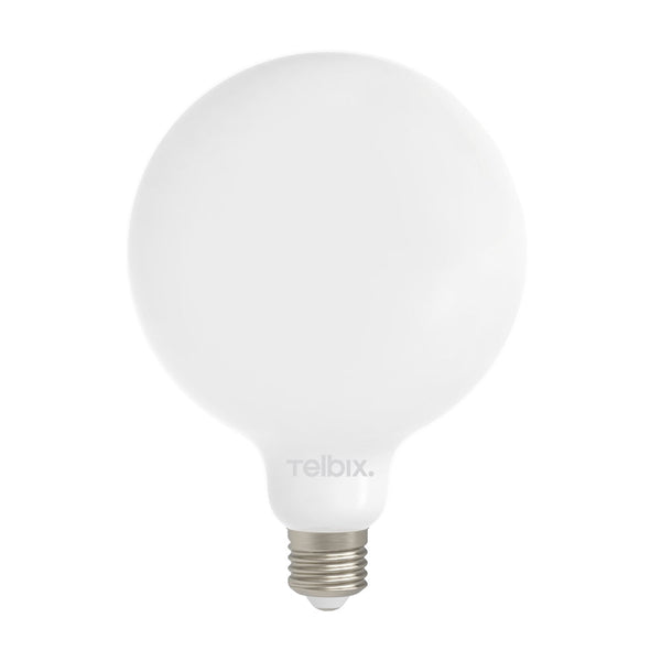 E27 G125 8W LED GLOBE MILK DIM