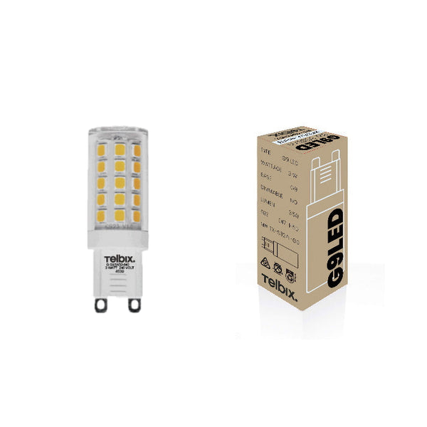 G9 3W LED GLOBE CLEAR NON-DIM