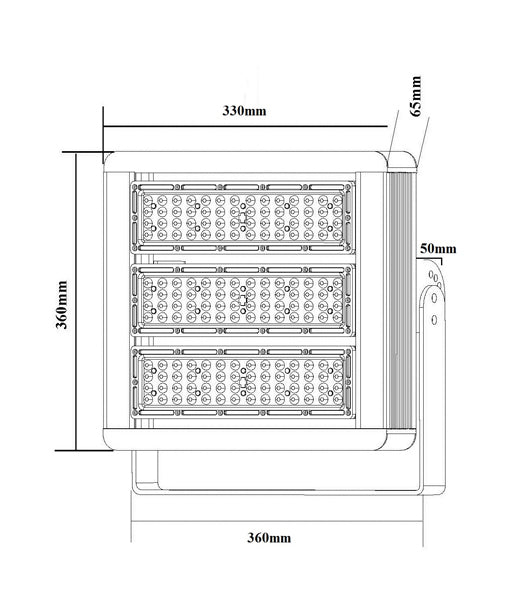 HIB7 : LED Rectangular Dimmable High Bay