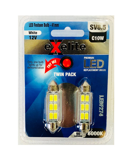 Exelite LED Festoon Auto Globes