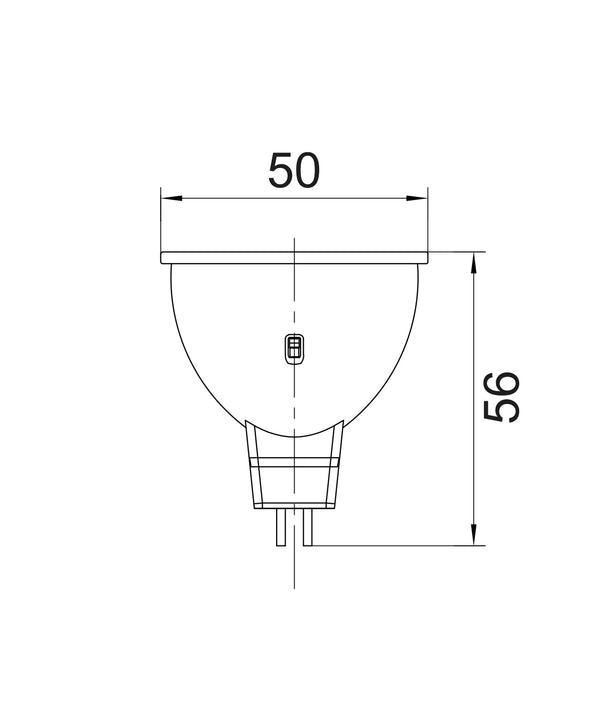 MR16TRI: LED MR16 Tri-CCT Globe (6W)