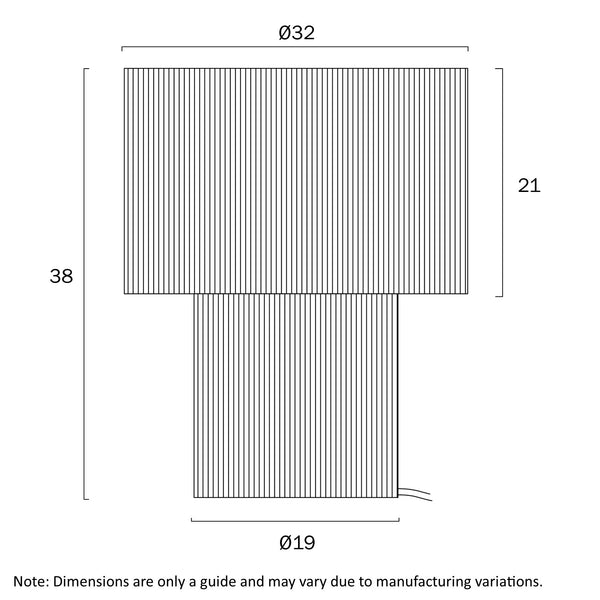 NATIVA LARGE TABLE LAMP