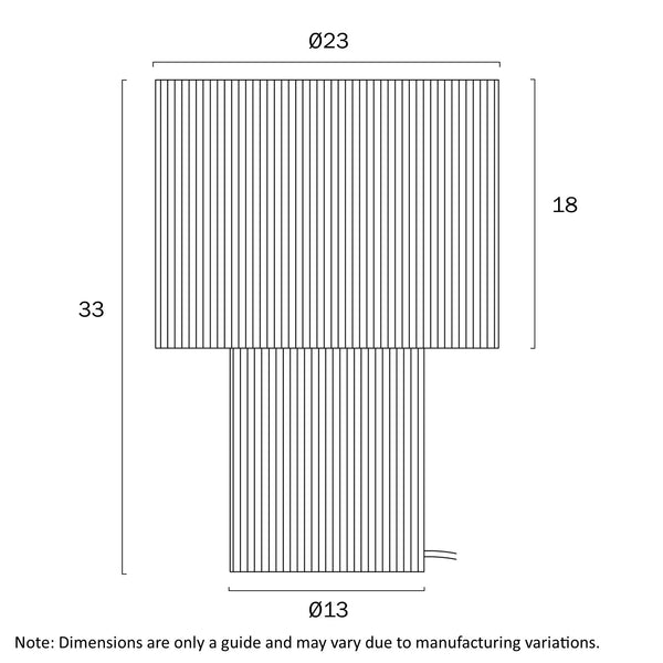 NATIVA SMALL TABLE LAMP