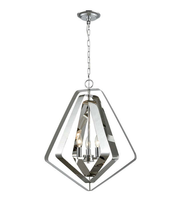 ORBITA: Bohemian Medium Polished Nickel Hardware Pendant Light