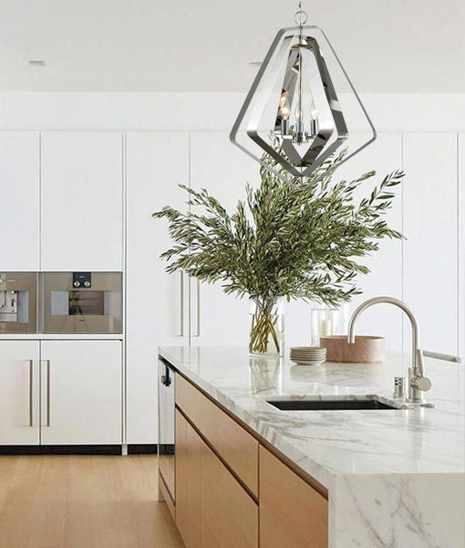 ORBITA: Bohemian Medium Polished Nickel Hardware Pendant Light