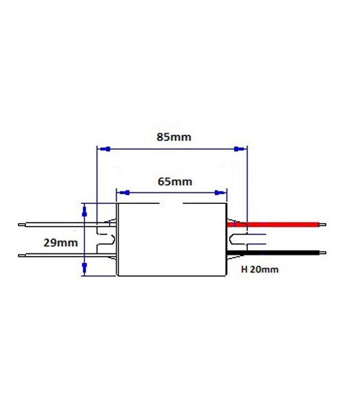 24V Waterproof Constant Voltage LED Drivers IP67 