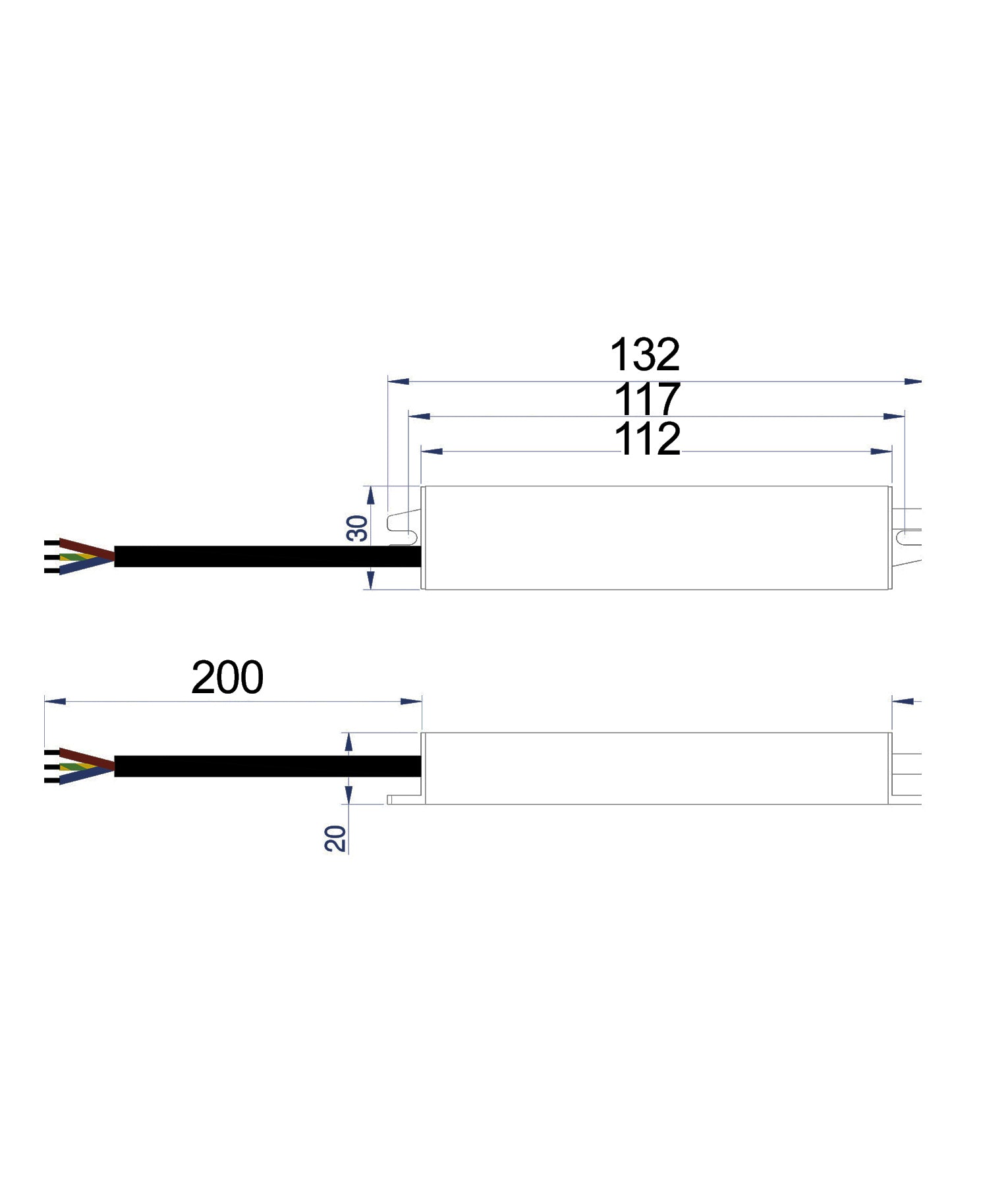 OTTER2: 12V Waterproof Constant Voltage LED Driver IP67