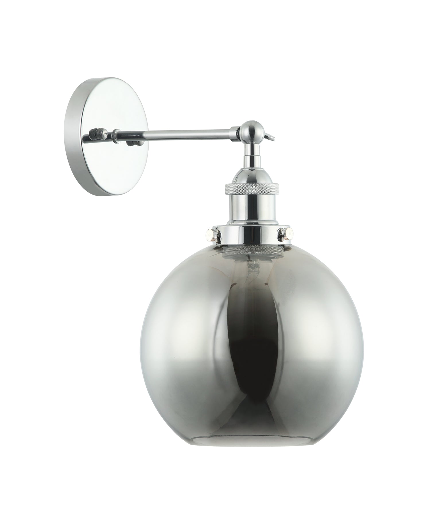 PESINI: Interior Swing Arm Glass with Antique Brass