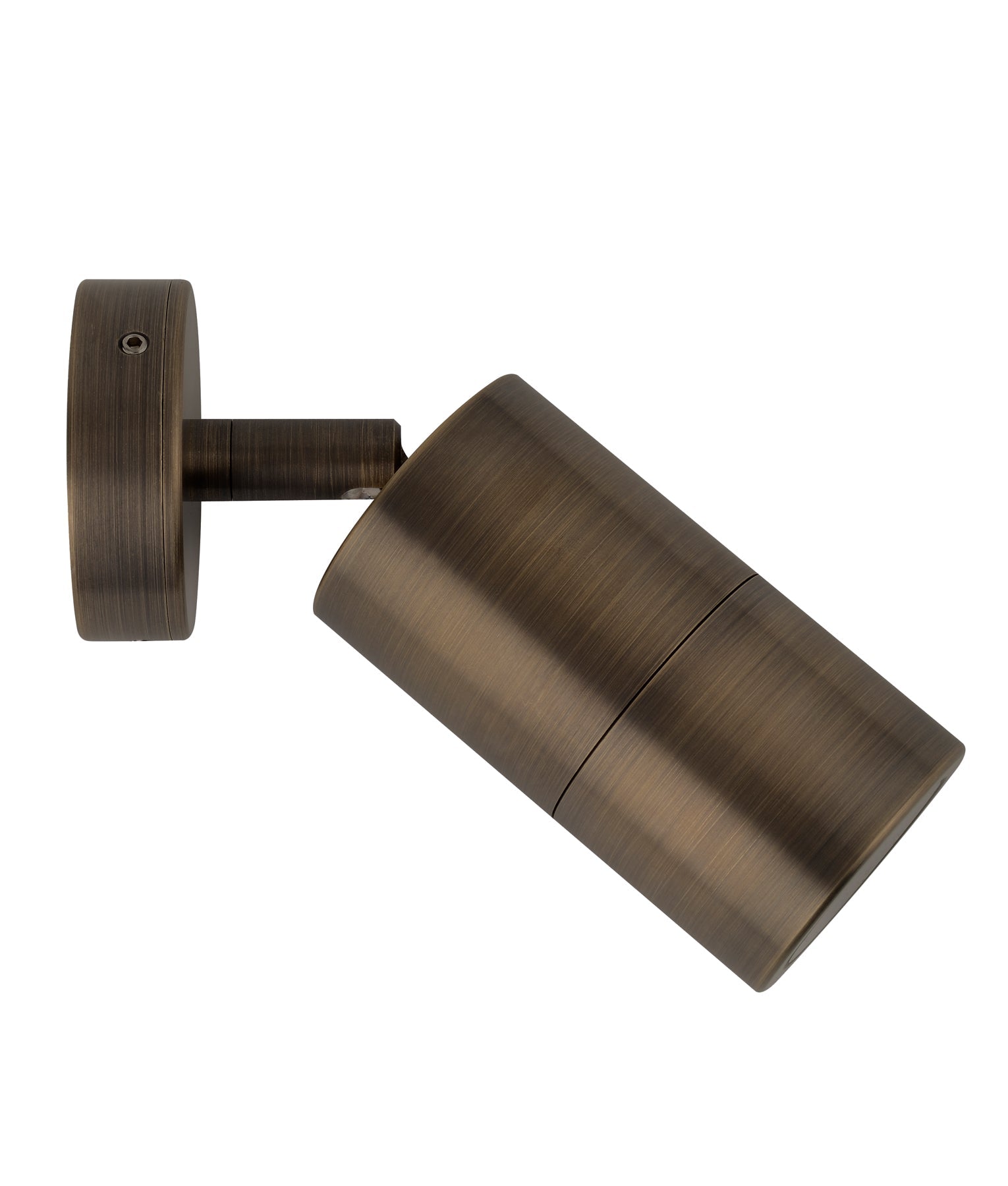 GU10 Exterior Wall Pillar Spot Lights (Antique Brass) IP65