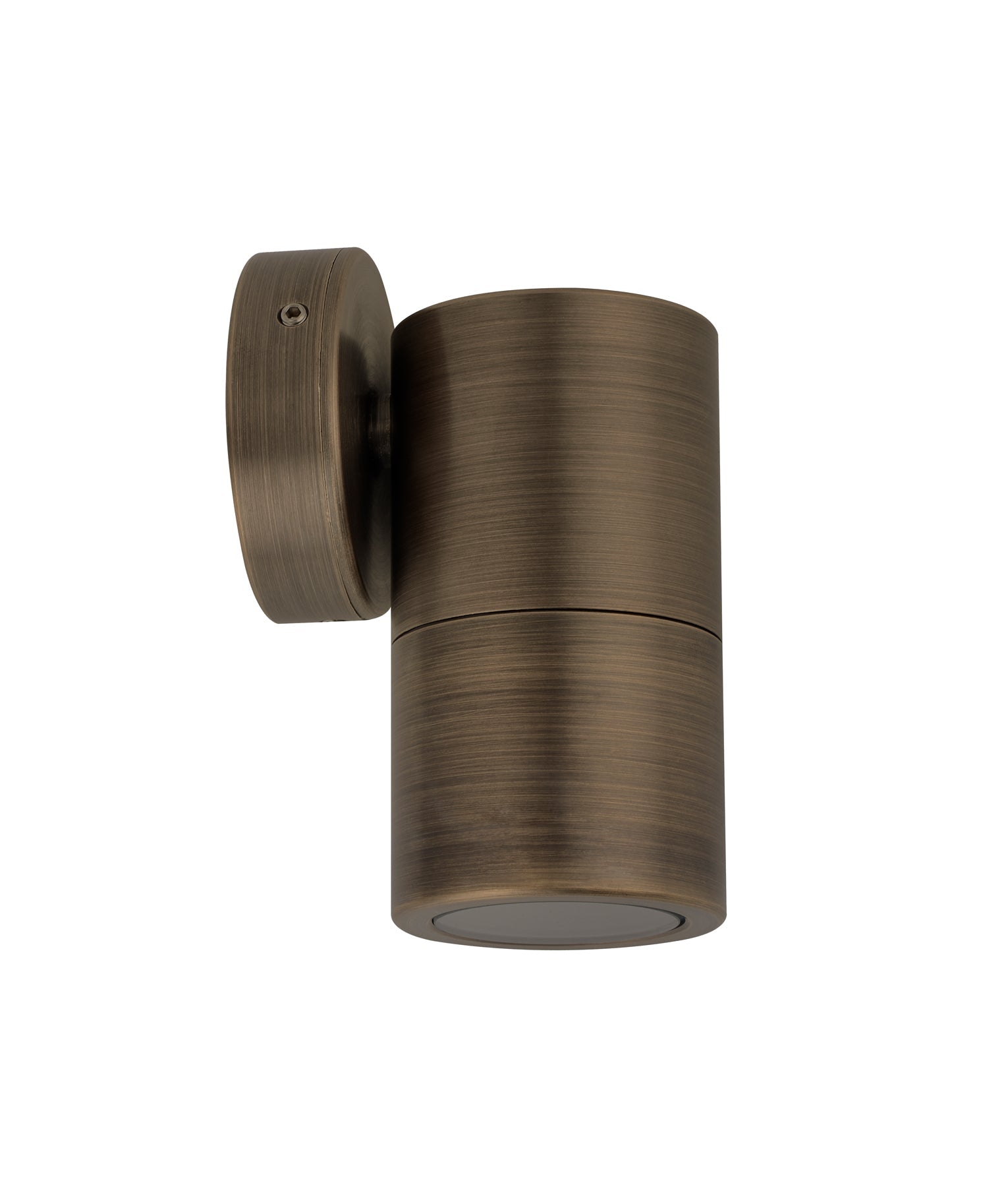 GU10 Exterior Wall Pillar Spot Lights (Antique Brass) IP65